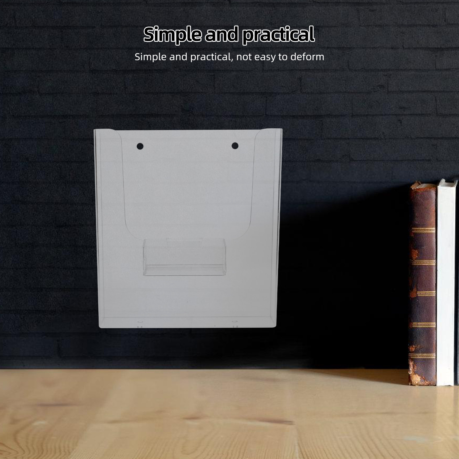 Magazine Holder Rack - Acrylic A4 File Holder Hanging Wall