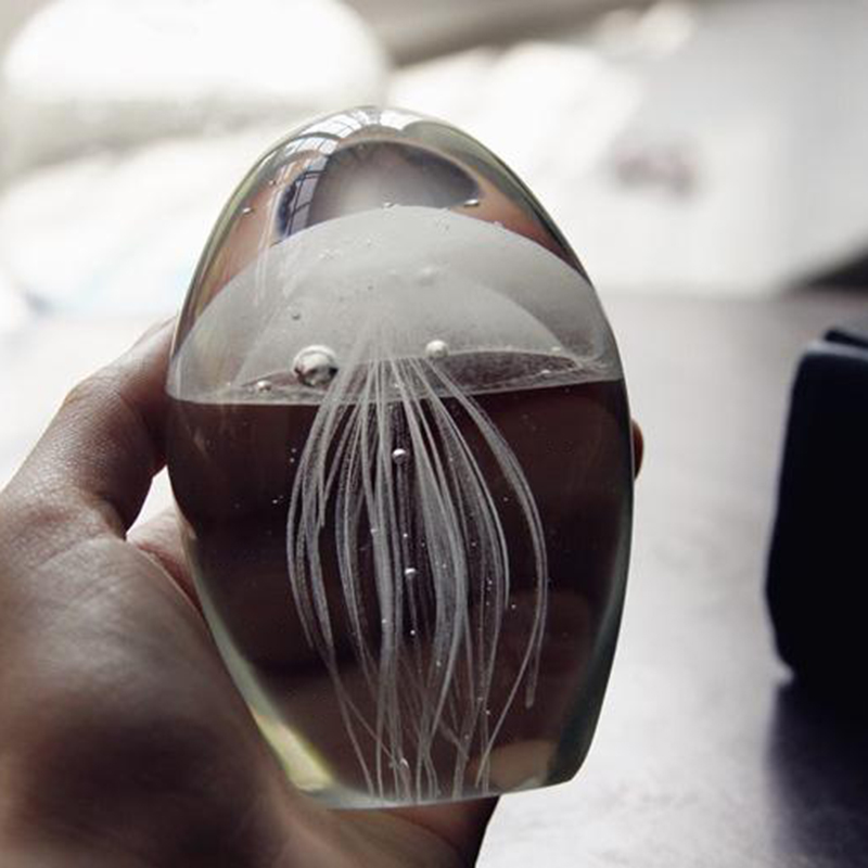 Miniature 3D Jellyfish Crystal - огляд і ціна Paper Weight Crystal