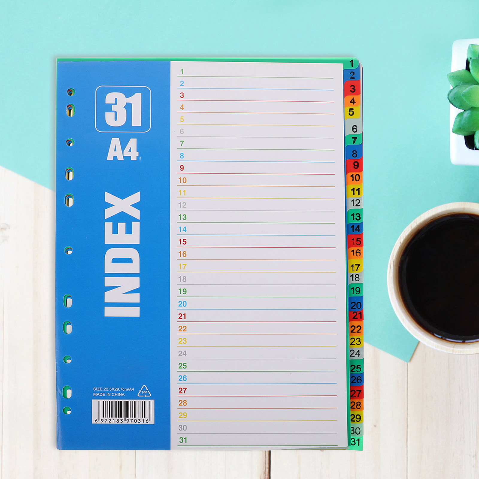 1Set Dividers A4 11-Hole Tabs  - огляд і ціна Tab Divider A4