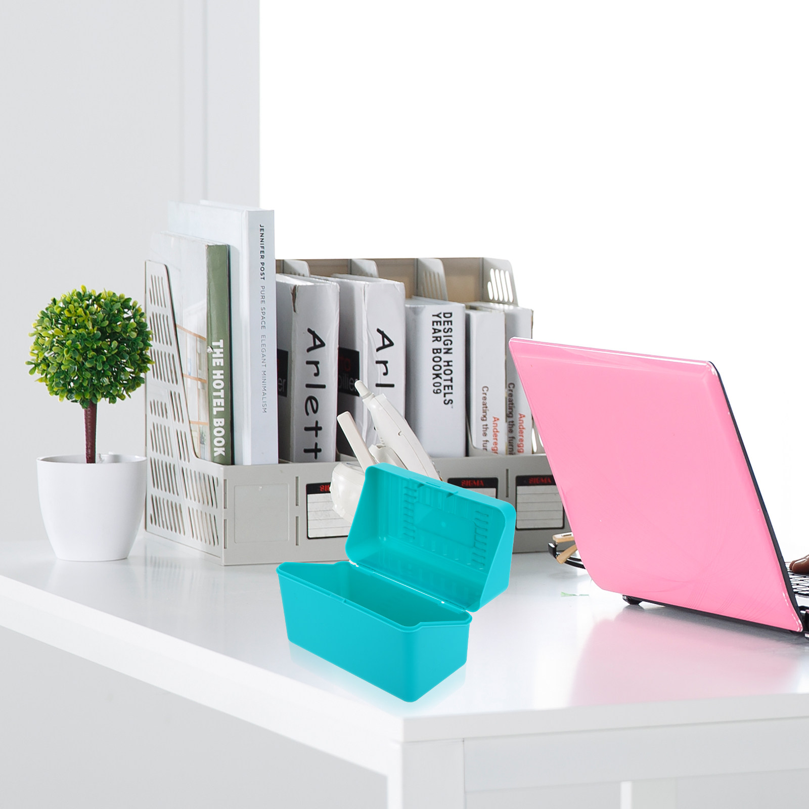 4Pcs Index Card File Box Thick - огляд і ціна Index Card Holder