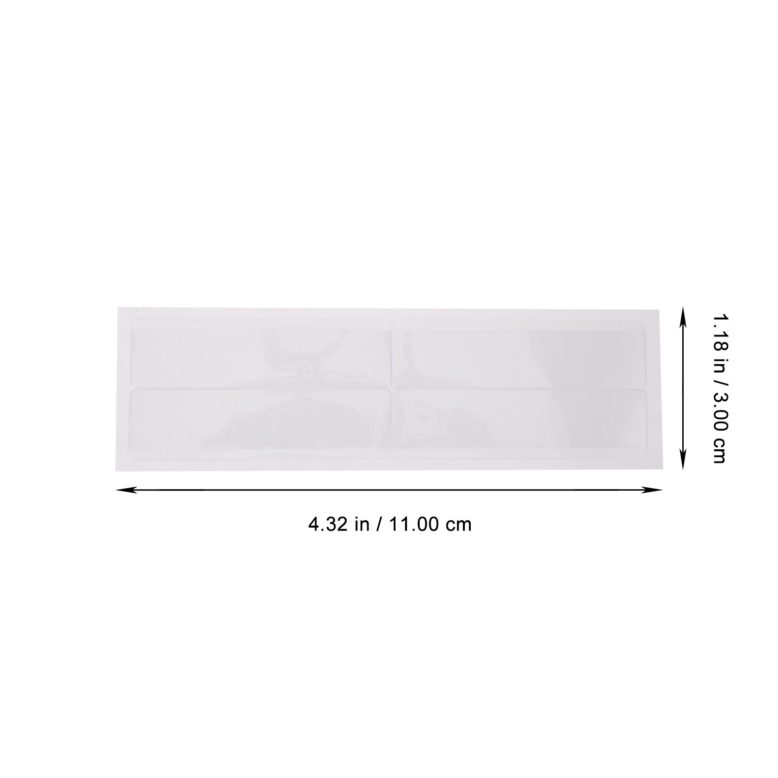 1Set Adhesive Label Holders Cl - огляд і ціна Index Card Holder