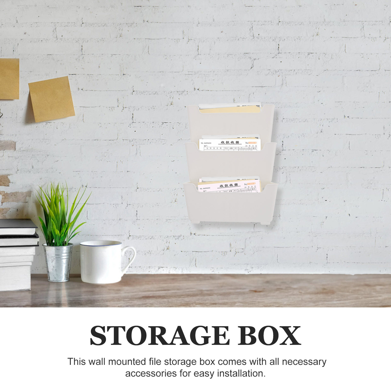 1Set Clear Wall File Organizer - огляд і ціна Magazine Holder Rack