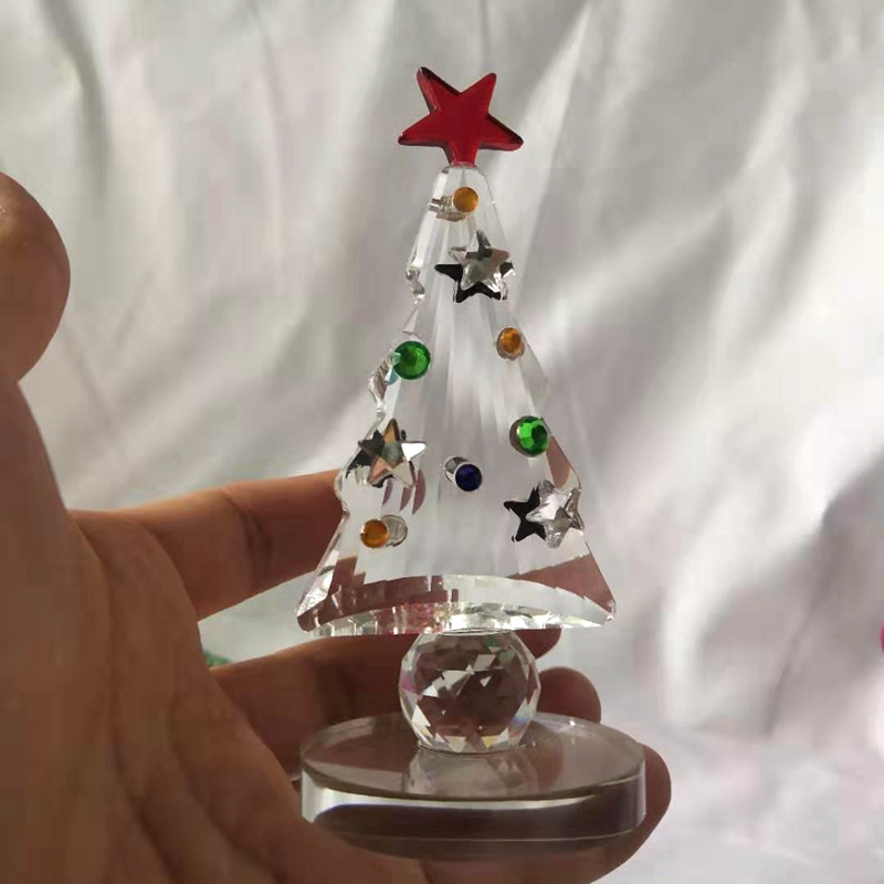 Crystal Christmas Tree Figurin - огляд і ціна Paper Weight Crystal